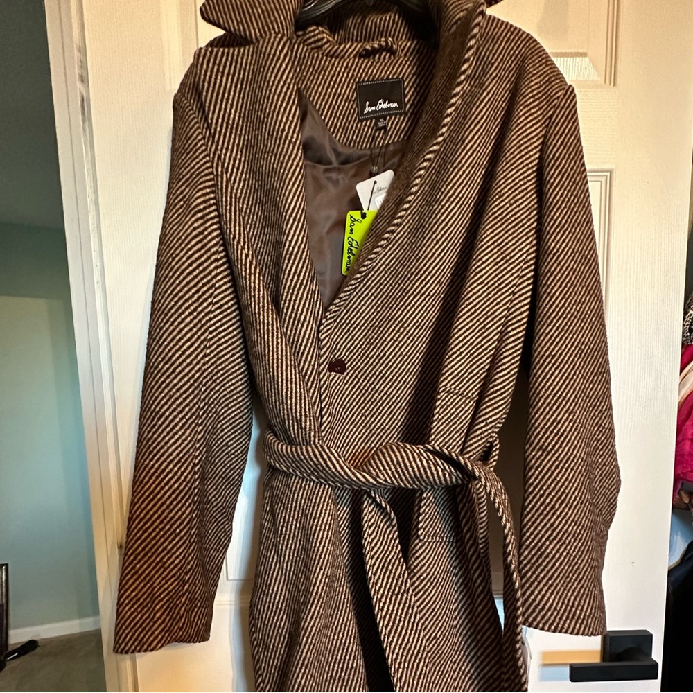 Sam Edelman Classy Brown Twill Jacket